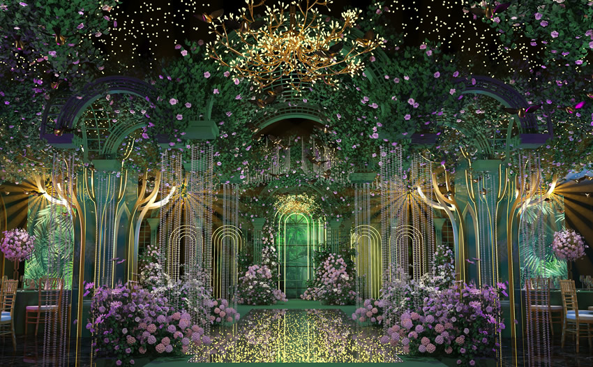 永善奇妙森林婚礼堂效果展示