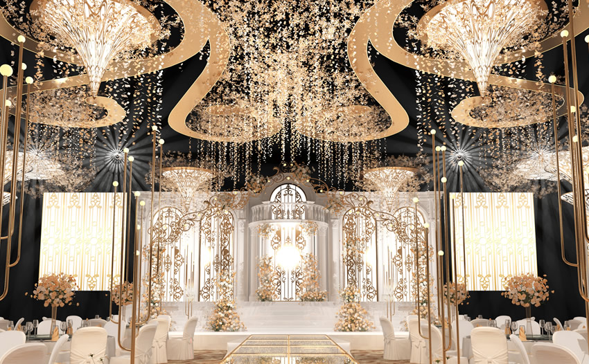 永善花木兰喜事汇金色大厅效果展示